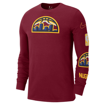 NEW DENVER NUGGETS NBA '47 Brand Hooded Long Sleeve Shirt