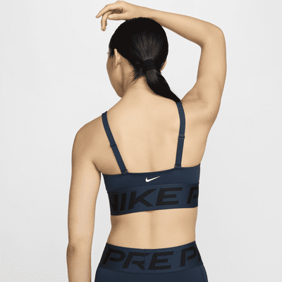 Nike Pro Indy Plunge gepolsterter Sport-BH mit mittlerem Halt