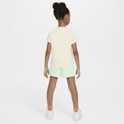 Conjunto de skort para niñas talla pequeña Nike Happy Camper