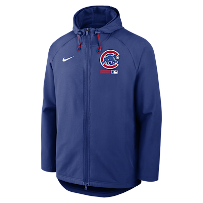 Chicago Cubs Authentic Collection Men's Nike Therma-FIT MLB Full-Zip Hooded Jacket from Nike - $142