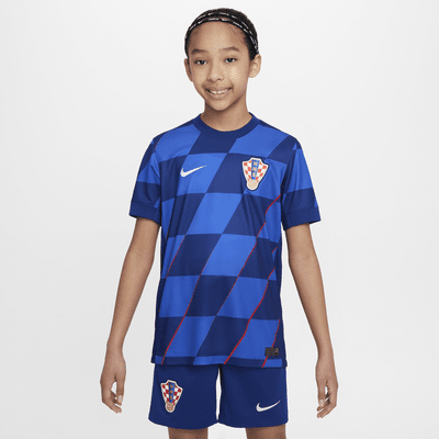 Kroatien 2024/25 Stadium Away Nike Replika-Fußballtrikot mit Dri-FIT-Technologie (ältere Kinder)