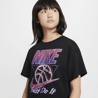 Playera para niña talla grande Nike Sportswear