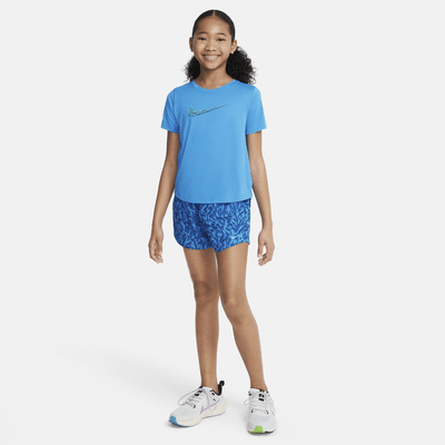 Nike One Big Kids' (Girls') Woven High-Waisted Shorts