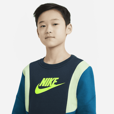 Nike Sportswear Big Kids' (Boys') Fleece Crew. Nike.com