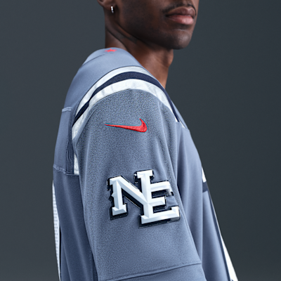 Jersey Nike Dri-FIT de la NFL Limited para hombre Drake Maye New England Patriots Rivalries Collection