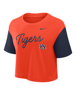 Женская футболка Auburn Script Nike Dri-FIT College Cropped