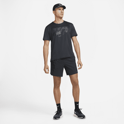 Playera de running de manga corta para hombre Nike Dri-FIT Wild Run Rise 365