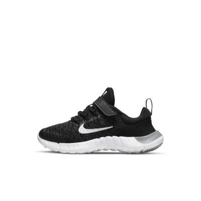 Nike Free RN 2021 Little Kids' Shoes in Black, Size: 2Y | CZ3996-001