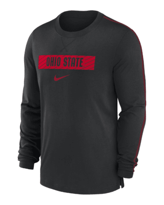 Мужская футболка Ohio State Buckeyes Sideline Player Nike Dri-FIT College