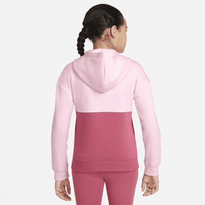 Sudadera con gorro de French Terry para niña talla grande Nike Sportswear Heritage