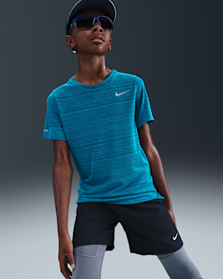Детские  Nike Dri-FIT Miler Big Kids' (Boys') Training Top для тренировок