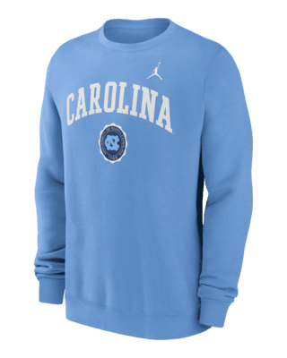 Мужские  North Carolina Tar Heels Arched Seal Nike College Pullover Crew