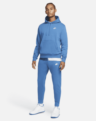 nike club sweatshirt pacific blue