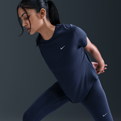 Kortærmet Nike Tempo Dri-FIT-løbetop til kvinder