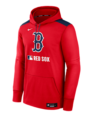 Мужское худи Boston Red Sox Authentic Collection Nike Therma MLB Pullover Hoodie