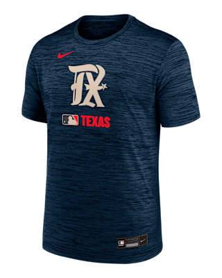 Мужская футболка Texas Rangers Authentic Collection City Connect Velocity Nike Dri-FIT MLB