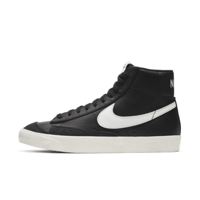 nike black and white blazers