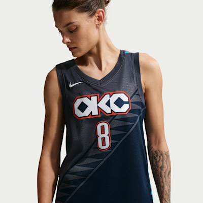 Jalen Williams Oklahoma City Thunder City Edition Men's Nike NBA Swingman Jersey