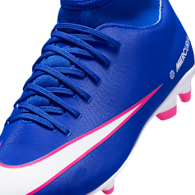 Ποδοσφαιρικά παπούτσια ψηλού προφίλ για διαφορετικές επιφάνειες Nike Jr. Mercurial Superfly 10 Club για μικρά/μεγάλα παιδιά