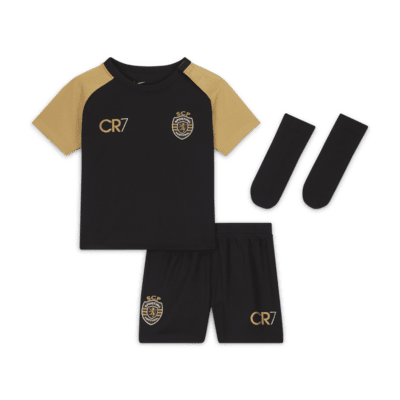 Sporting CP x CR7 2023/24 Stadium Fußballtrikot-Set für Kleinkinder