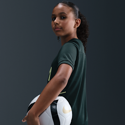 Kylian Mbappé Academy Older Kids' Nike Dri-FIT Football Short-Sleeve Top