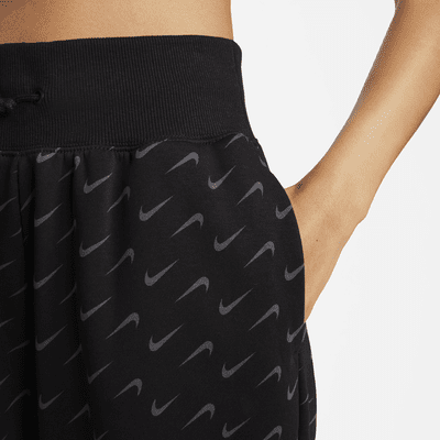 Nike Sportswear Phoenix Fleece Women's Oversized Printed Tracksuit Bottoms
