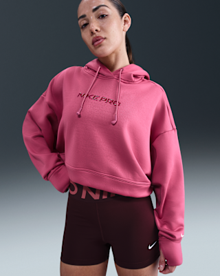Женское худи Nike Pro Therma-FIT Fleece Hoodie