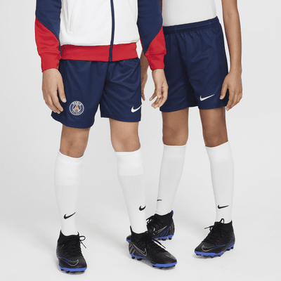 Paris Saint-Germain 2024/25 Stadium Home Nike Dri-FIT-fodboldshorts til større børn