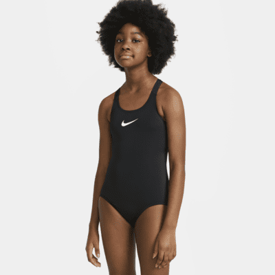 Traje de baño de una sola pieza con espalda deportiva para niña talla grande Nike Essential