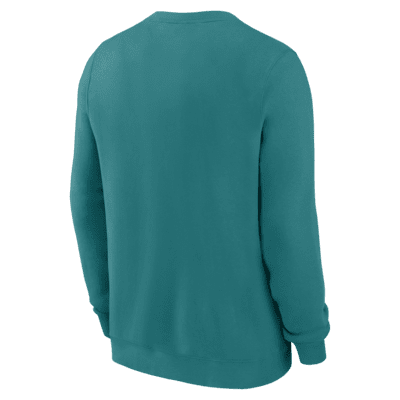 Men's Miami Dolphins Aqua Club Fleece Pullover Hoodie