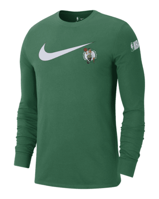 Мужская футболка Boston Celtics Swoosh Essential Nike NBA Long-Sleeve