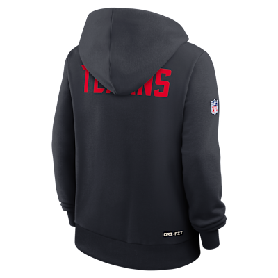 Sudadera con gorro sin cierre Nike Dri-FIT de la NFL para mujer Houston Texans Alt Pack