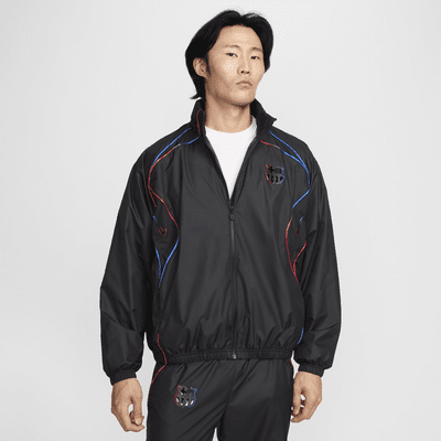 Veste légère de foot Nike Repel FC Barcelona Extérieur pour homme