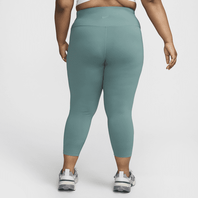 Leggings de tiro alto de 7/8 con bolsillos para mujer (talla grande) Nike One