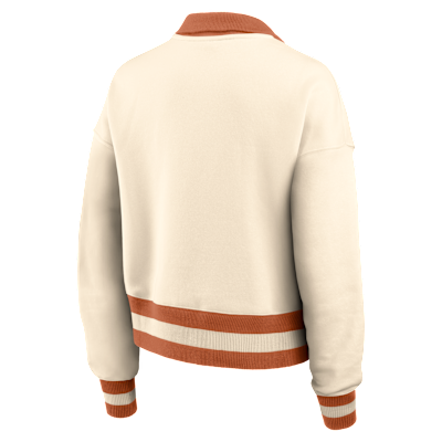 Texas Legacy Women's Nike College Cropped 1/4-Zip Crew