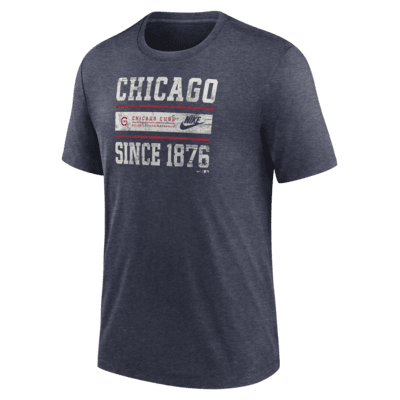 Мужская футболка Chicago Cubs Cooperstown Local Stack