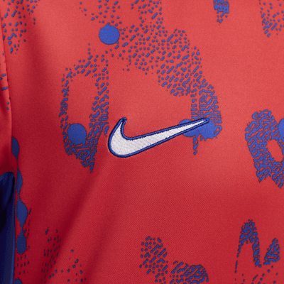 Haut de foot d'avant match à manches courtes Nike Dri-FIT Atlético Madrid Academy Pro pour homme