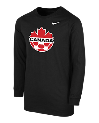 Детская футболка Canada Big Kids' Nike Core Long-Sleeve