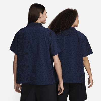 Nike SB Camisa de bowling de màniga curta amb botons i estampat