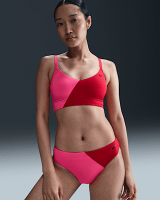 Женские  Nike Swim V-Neck Midkini