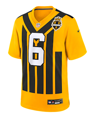 Мужские джерси Patrick Queen Pittsburgh Steelers Nike NFL Game Jersey