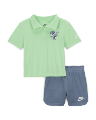 Детские шорты Nike Sportswear Create Your Own Adventure Baby (12-24M) Polo and Shorts Set