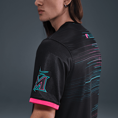 Jersey Nike Dri-FIT ADV de la MLB Limited para hombre Miami Marlins City Connect