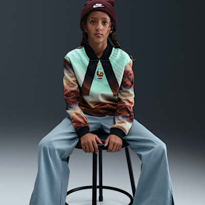 Brankářský fotbalový dres Nike Dri-FIT FFF pro větší děti