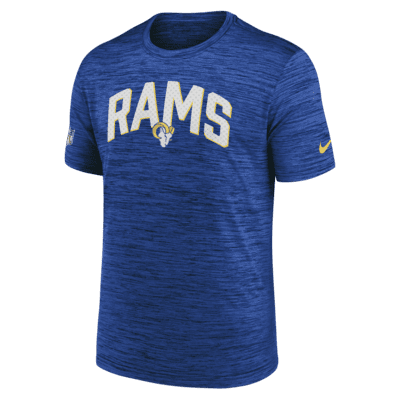 Nike Youth Los Angeles Rams Sideline Velocity Royal T-Shirt