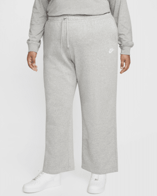 Женские  Nike Sportswear Club Fleece Mid-Rise Wide-Leg Sweatpants (Plus Size)