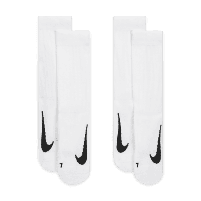 Calze da tennis NikeCourt Multiplier Cushioned di media lunghezza (2 paia)