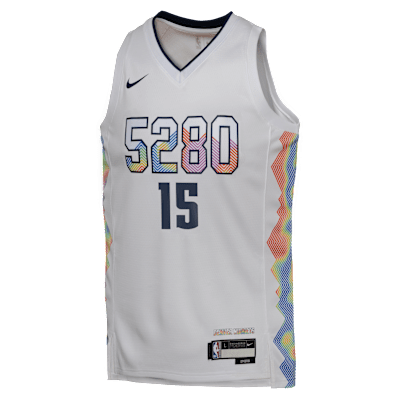 Jersey Nike Dri-FIT de la NBA Swingman para niños talla grande Nikola Jokic Denver Nuggets 2024/25 City Edition