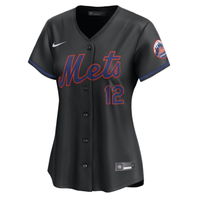 Jersey Nike Dri-FIT ADV de la MLB Limited para mujer Francisco Lindor New York Mets