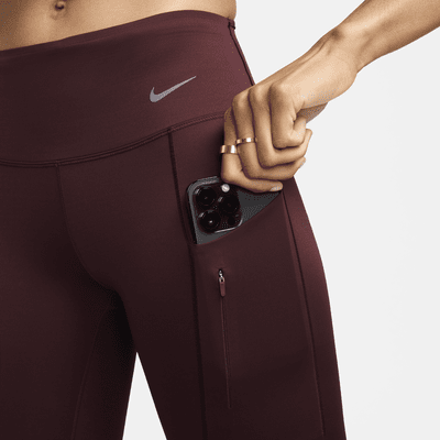 Nike Go Women's Firm-Support Mid-Rise Full-Length Leggings with Pockets